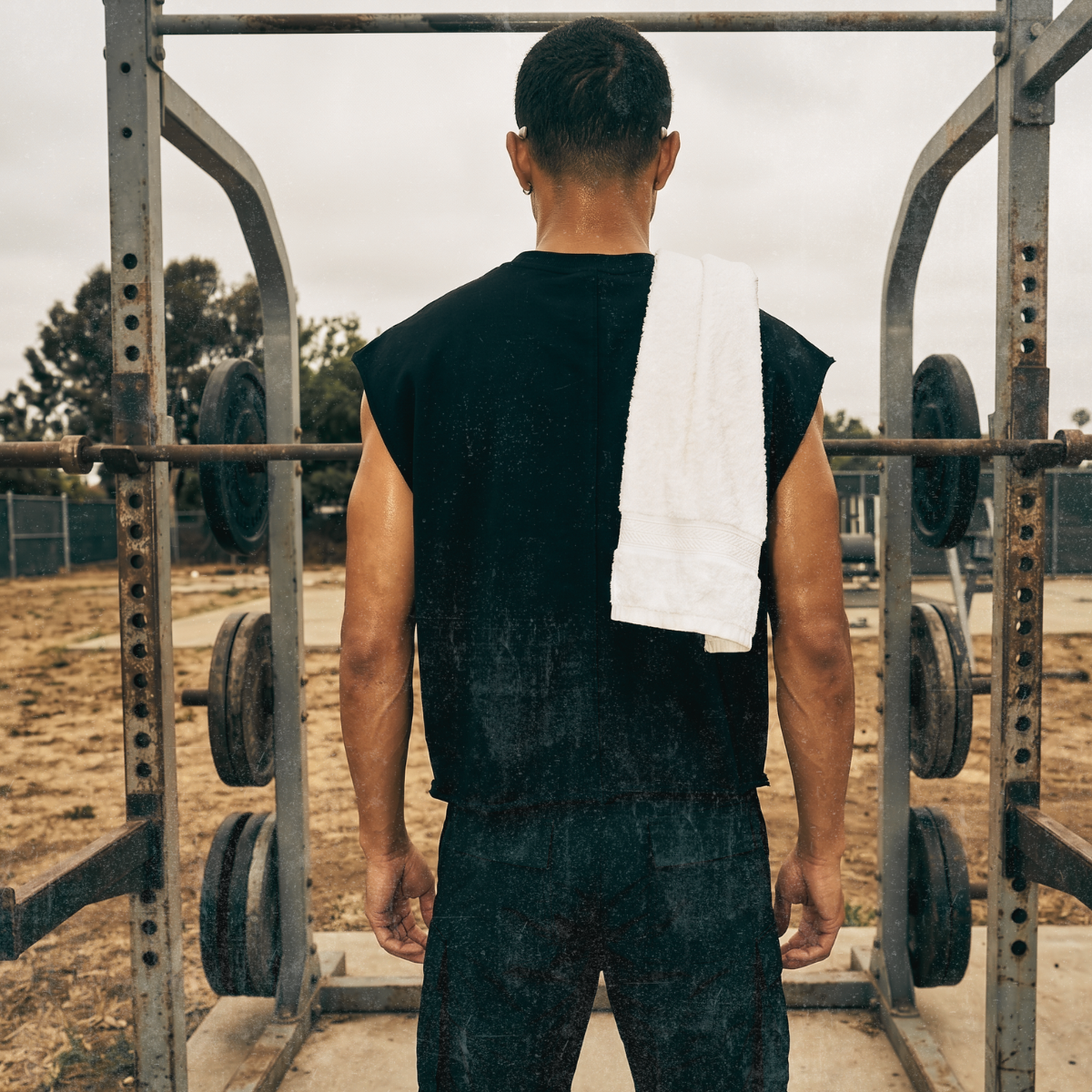Pheuw® Heavyweight Boxy Cutoff — activewear tops detail