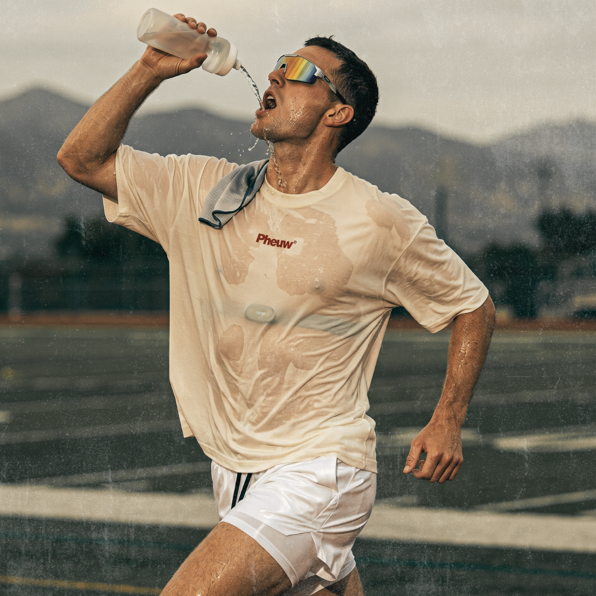 Pheuw® Kinetic 2-In-1 Shorts — activewear shorts on model