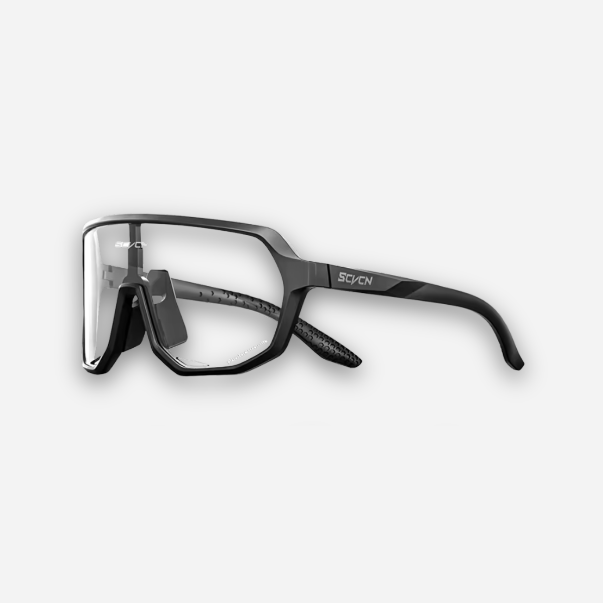 Pheuw® x SCVCN Adaptive Shield — sunglasses lay flat
