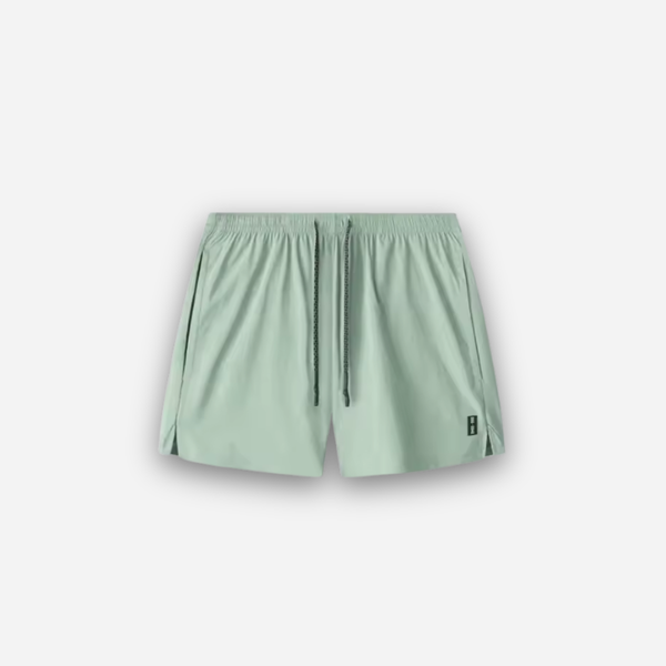 Light green shorts on a white background